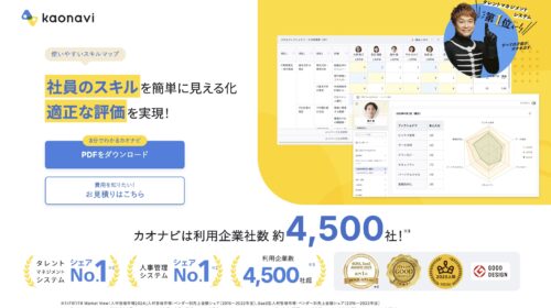 ファーストビューで実績訴求