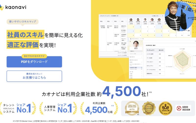 ファーストビューで実績訴求