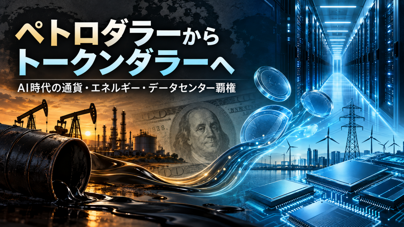 ペトロダラーからトークンダラーへ|AI時代の通貨・エネルギー・データセンター覇権