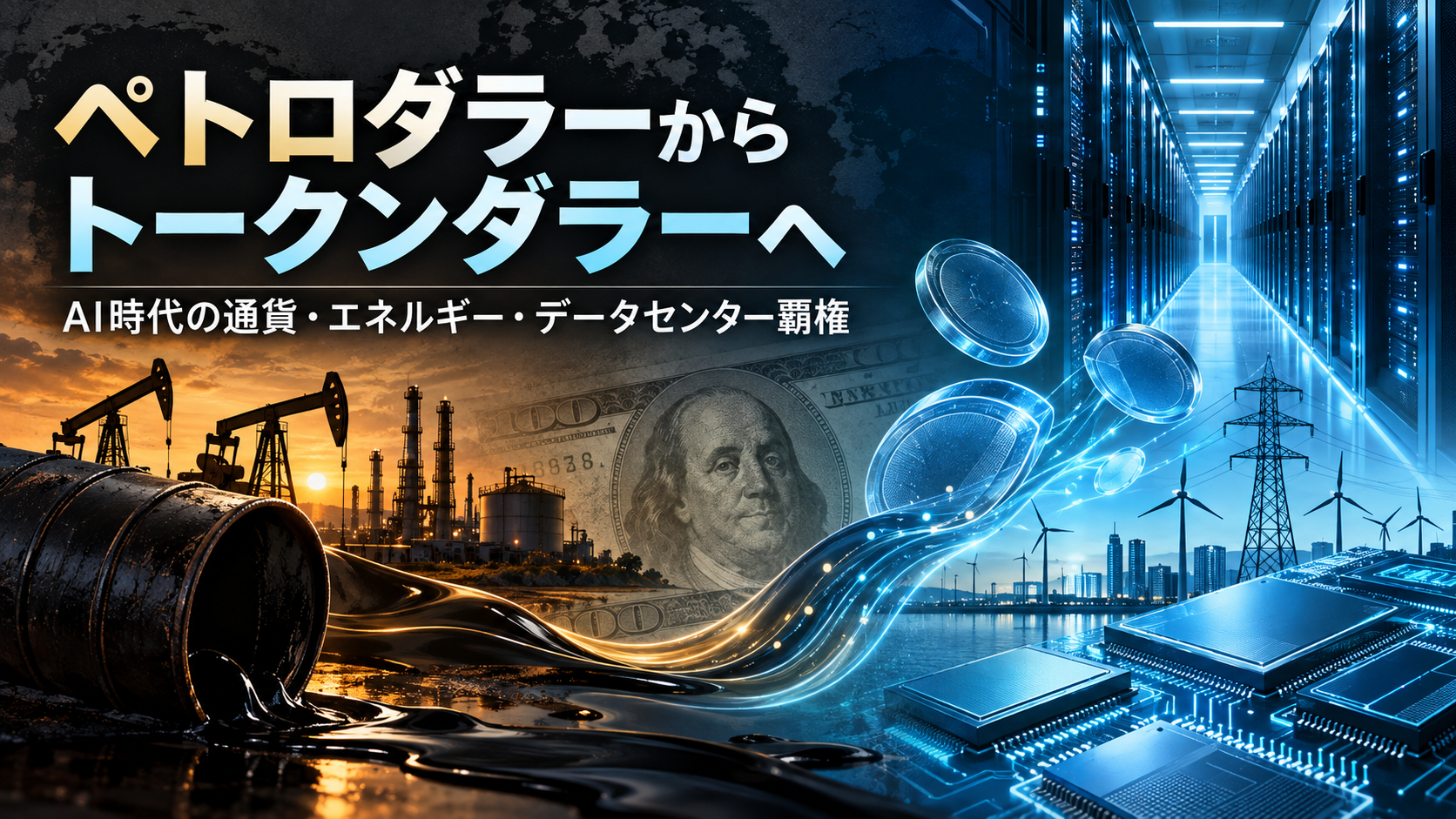 ペトロダラーからトークンダラーへ｜AI時代の通貨・エネルギー・データセンター覇権